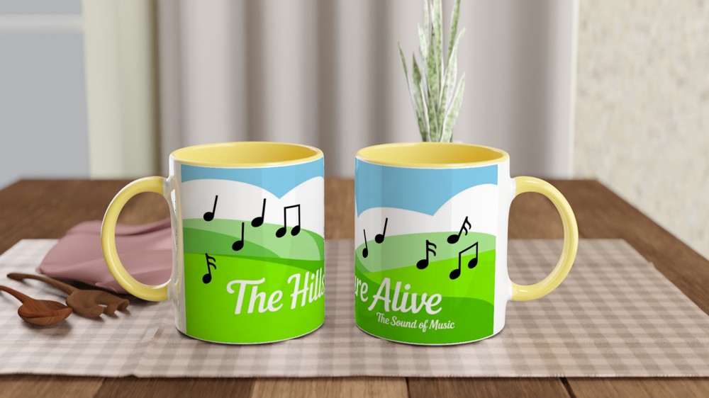 Sound of Music Mug | The Hills Are Alive Quote | Musical Theatre Gift | Theatre Lover Present — view 8