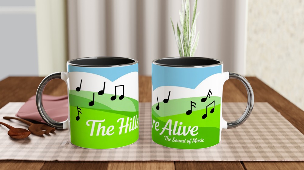 Sound of Music Mug | The Hills Are Alive Quote | Musical Theatre Gift | Theatre Lover Present — view 9