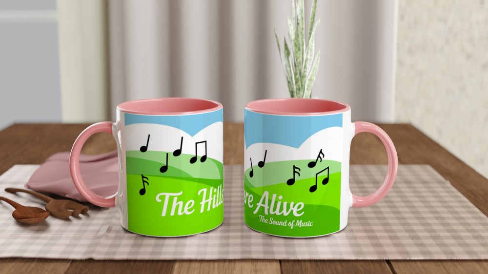 Sound of Music Mug | The Hills Are Alive Quote | Musical Theatre Gift | Theatre Lover Present — view 6