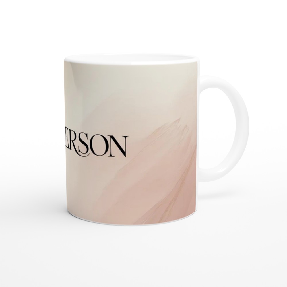 My Person Mug | Minimalist Romantic Gift | Valentine's Day Present for Her or Him | Anniversary Ceramic Coffee Cup — view 12