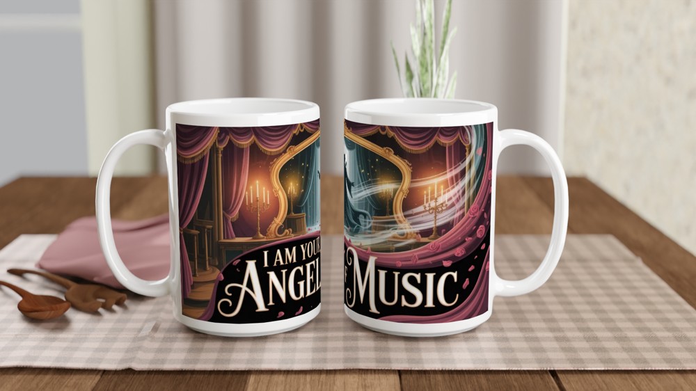 I Am Your Angel of Music Opera Theatre Mug — view 2