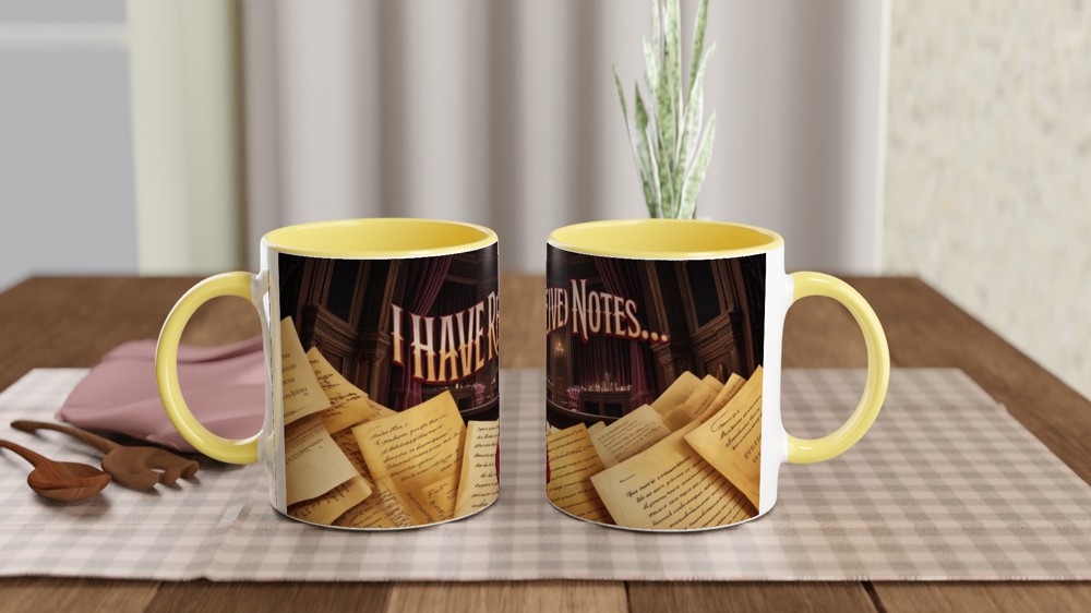 I Have Received Notes - Theatre Drama Mug — view 8