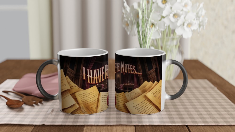 I Have Received Notes - Theatre Drama Mug — view 3
