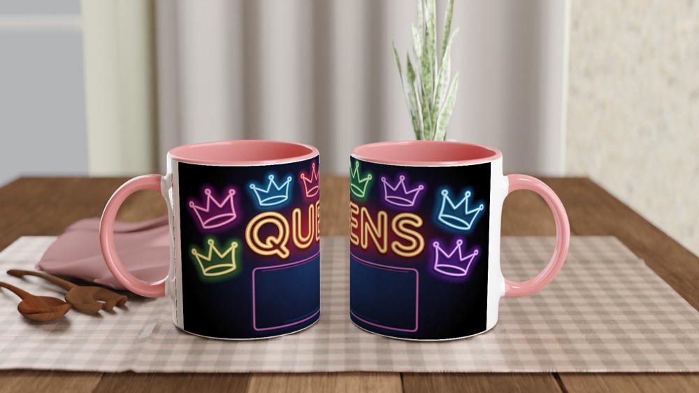Six the Musical Mug | Six Neon Queens Design | Musical Theatre Gift | Theatre Lover Present — view 6