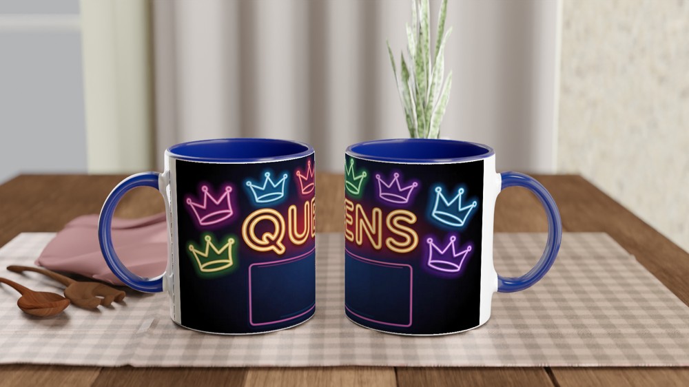 Six the Musical Mug | Six Neon Queens Design | Musical Theatre Gift | Theatre Lover Present — view 4