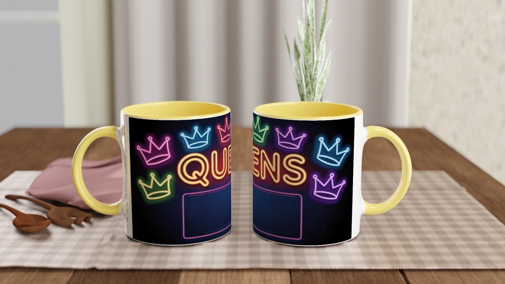 Six the Musical Mug | Six Neon Queens Design | Musical Theatre Gift | Theatre Lover Present — view 8