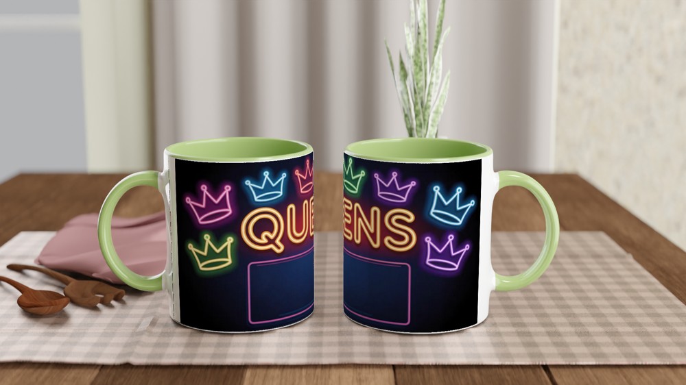 Six the Musical Mug | Six Neon Queens Design | Musical Theatre Gift | Theatre Lover Present — view 5