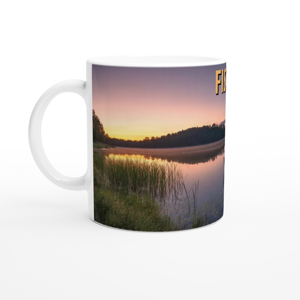 Fishing Excuses - Scenic Lake Sunset Mug — view 10