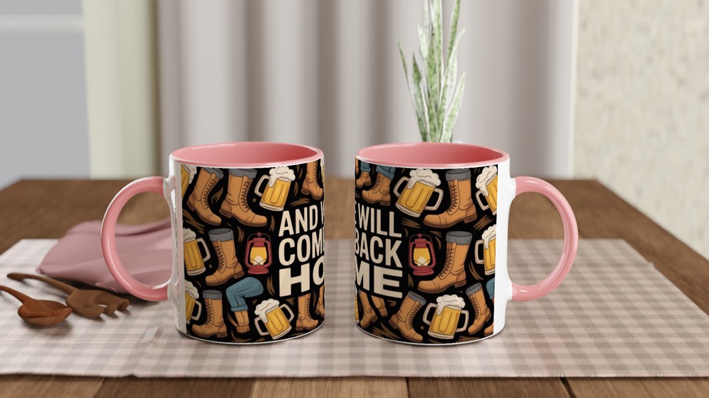 And We Will Come Back Home - Hiking & Beer Adventure Mug — view 6