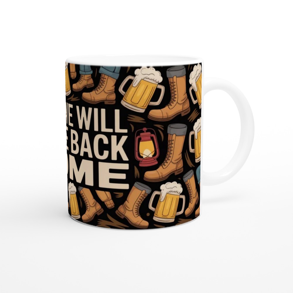 And We Will Come Back Home - Hiking & Beer Adventure Mug — view 12