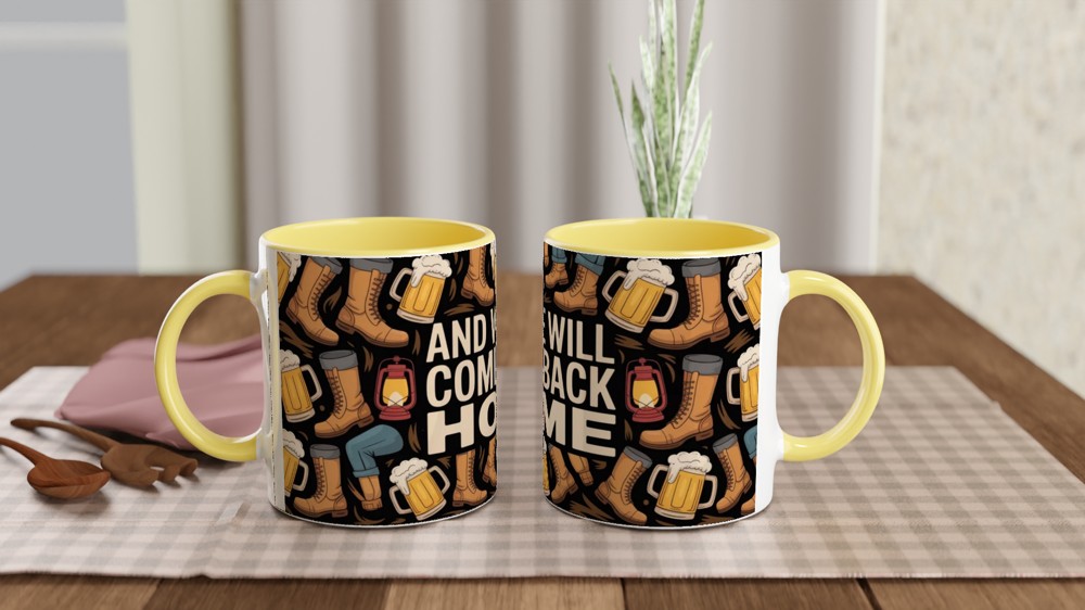 And We Will Come Back Home - Hiking & Beer Adventure Mug — view 8