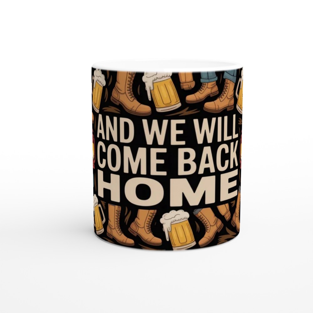 And We Will Come Back Home - Hiking & Beer Adventure Mug — view 11