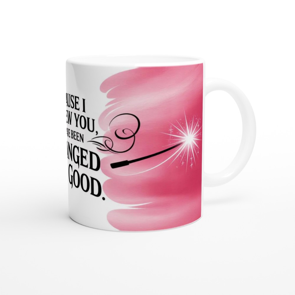 Because I Knew You Changed For Good Witch Hat Wand Mug — view 12