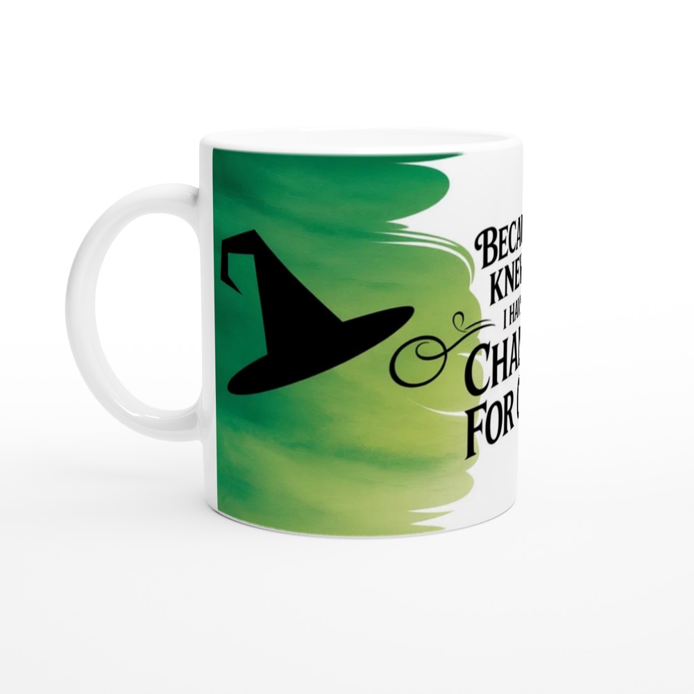 Because I Knew You Changed For Good Witch Hat Wand Mug — view 10