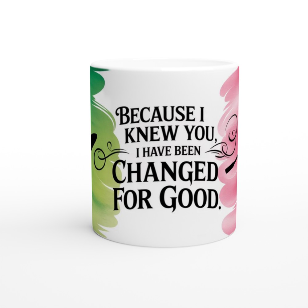 Because I Knew You Changed For Good Witch Hat Wand Mug — view 11
