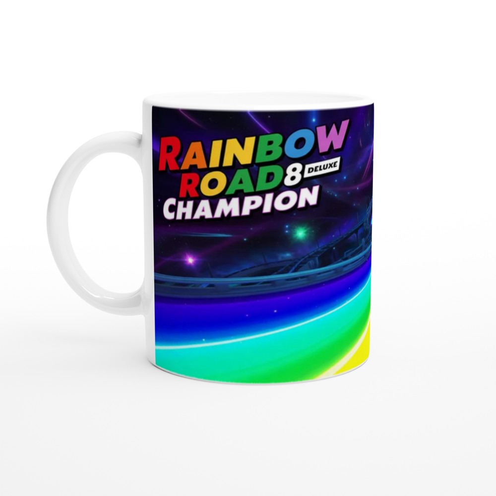 Rainbow Road 8 Deluxe Champion Racing Mug — view 10