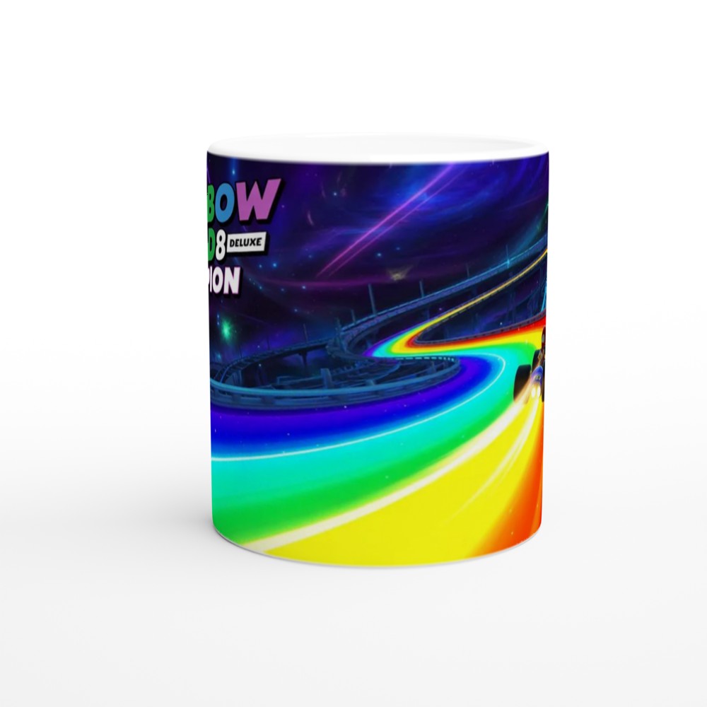 Rainbow Road 8 Deluxe Champion Racing Mug — view 11
