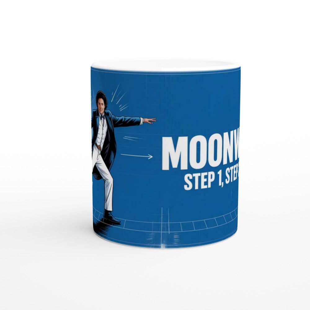 MJ The Musical Mug | Signature Move Blueprint Design | Musical Theatre Gift | Present for West End Fan — view 11