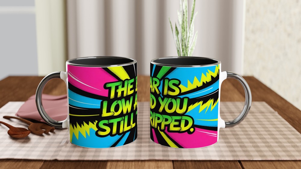 The Bar Is Low And You Still Tripped - Funny Sarcastic Mug — view 9