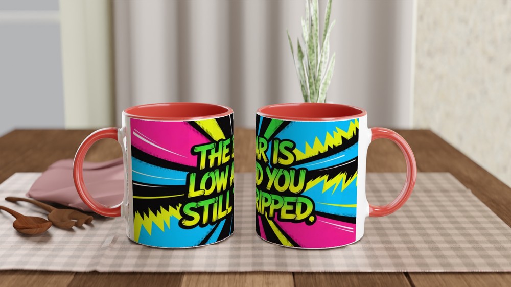 The Bar Is Low And You Still Tripped - Funny Sarcastic Mug — view 7