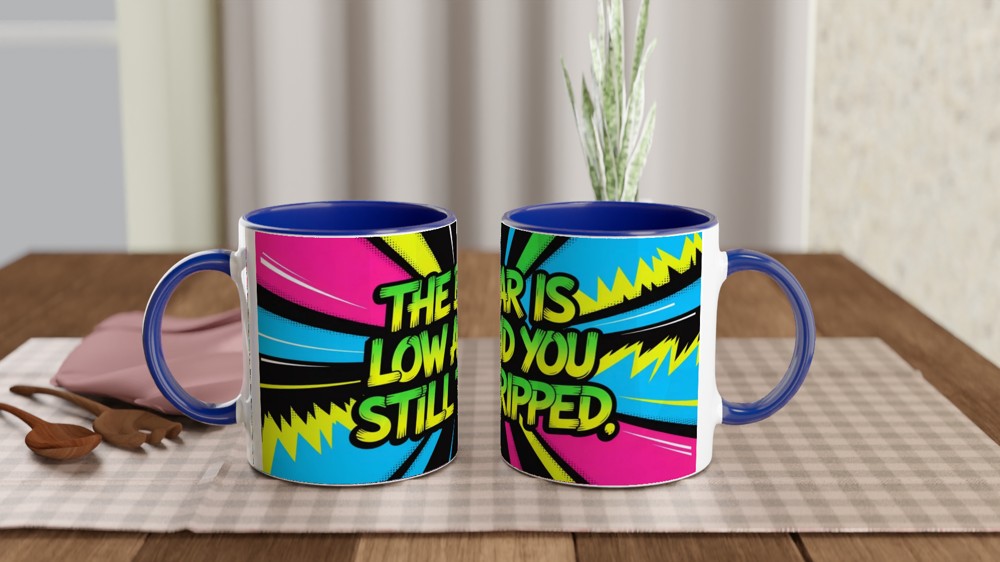 The Bar Is Low And You Still Tripped - Funny Sarcastic Mug — view 4