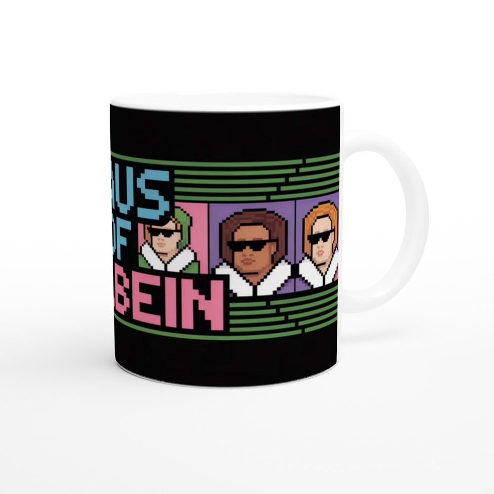 Haus of Holbein Pixel Art Retro Design Mug — view 12