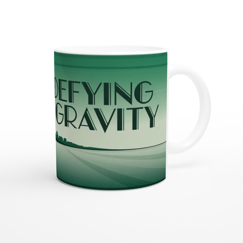 Wicked Mug | Defying Gravity Quote | Musical Theatre Gift | Emerald City Art Deco Mug | Theatre Lover Present — view 12