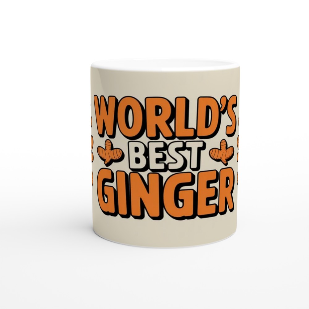 World's Best Ginger - Funny Redhead or Ginger Root Mug — view 11