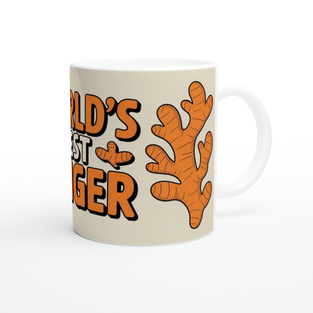 World's Best Ginger - Funny Redhead or Ginger Root Mug — view 12