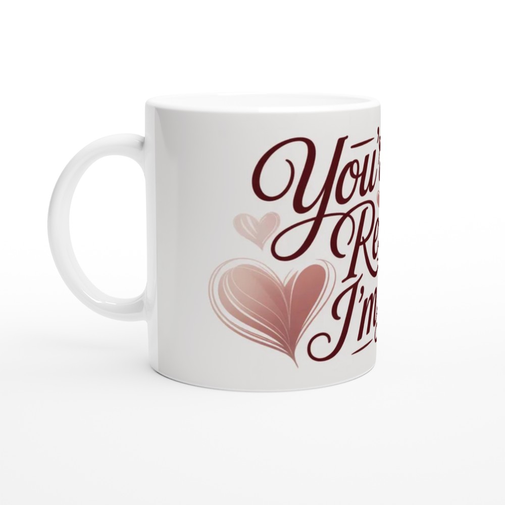 You're The Reason I'm Late - Funny Romantic Mug — view 10