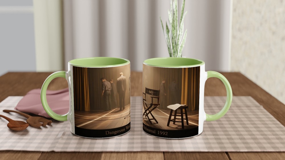 Dangerous World Tour Rehearsal 1992 MJ Stage Mug — view 5