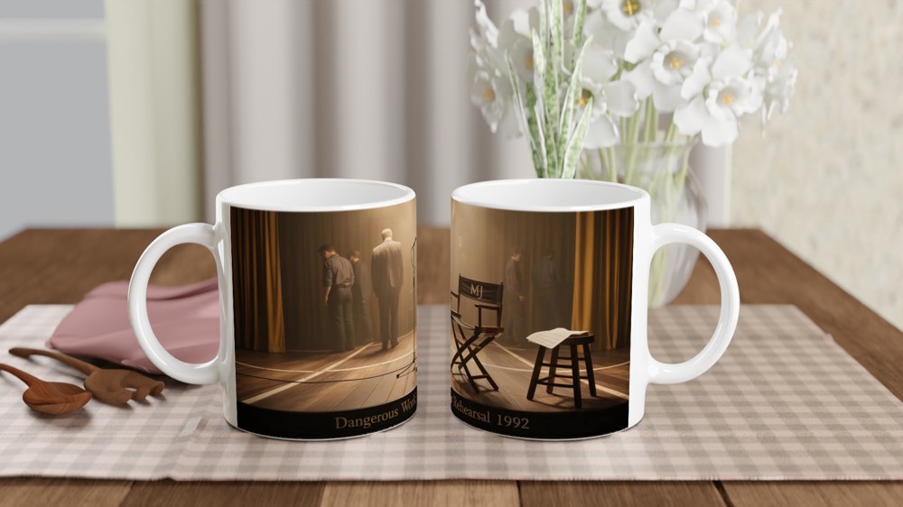 Dangerous World Tour Rehearsal 1992 MJ Stage Mug