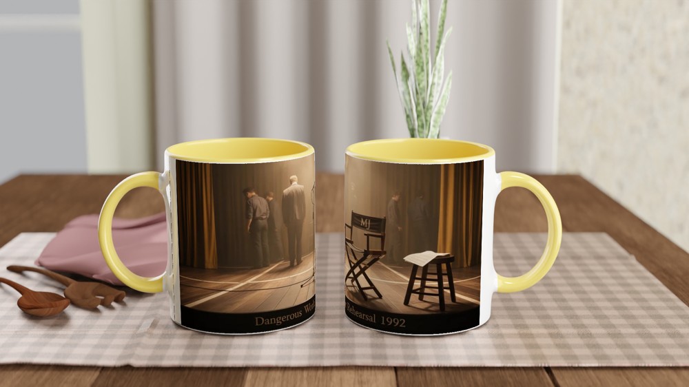 Dangerous World Tour Rehearsal 1992 MJ Stage Mug — view 8