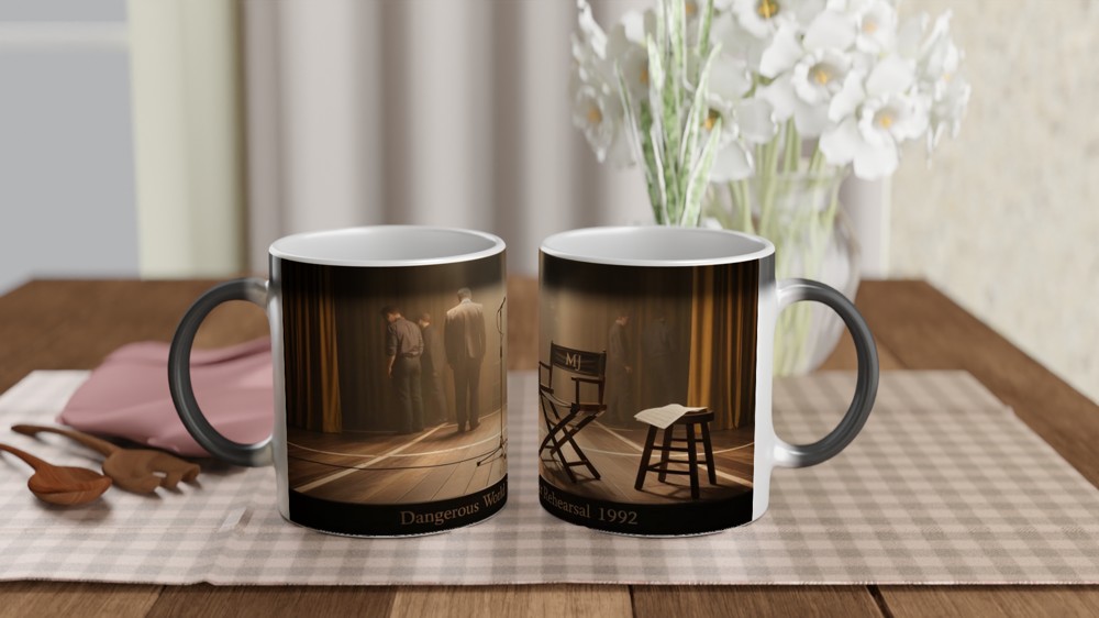Dangerous World Tour Rehearsal 1992 MJ Stage Mug — view 3