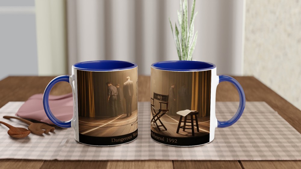 Dangerous World Tour Rehearsal 1992 MJ Stage Mug — view 4