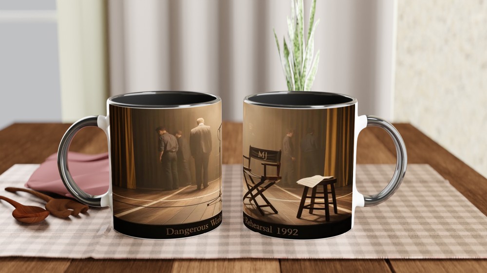 Dangerous World Tour Rehearsal 1992 MJ Stage Mug — view 9
