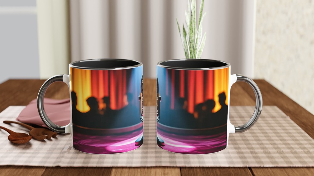 If I Ain't Got You But I Have Coffee - Stage Microphone Mug — view 9