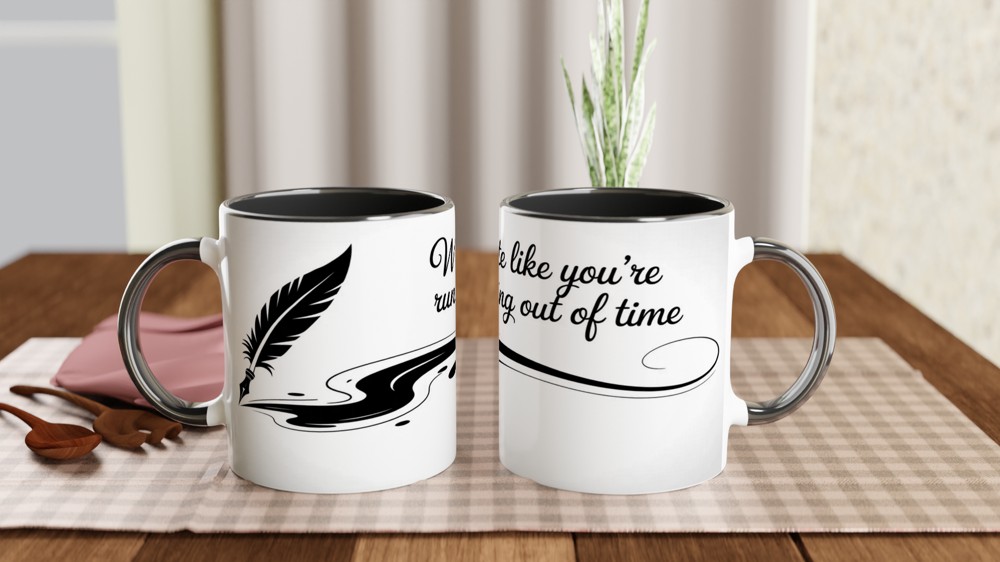 Hamilton Mug | Write Like You're Running Out of Time | Musical Theatre Gift | Broadway Fan Present — view 9