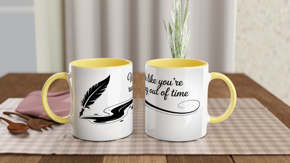 Hamilton Mug | Write Like You're Running Out of Time | Musical Theatre Gift | Broadway Fan Present — view 8