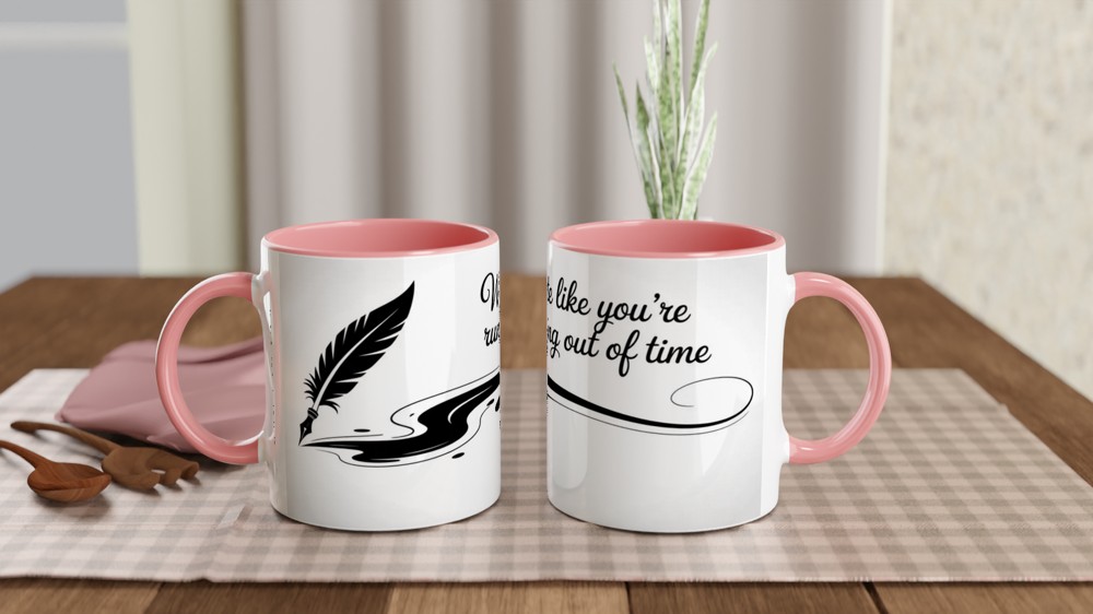 Hamilton Mug | Write Like You're Running Out of Time | Musical Theatre Gift | Broadway Fan Present — view 6