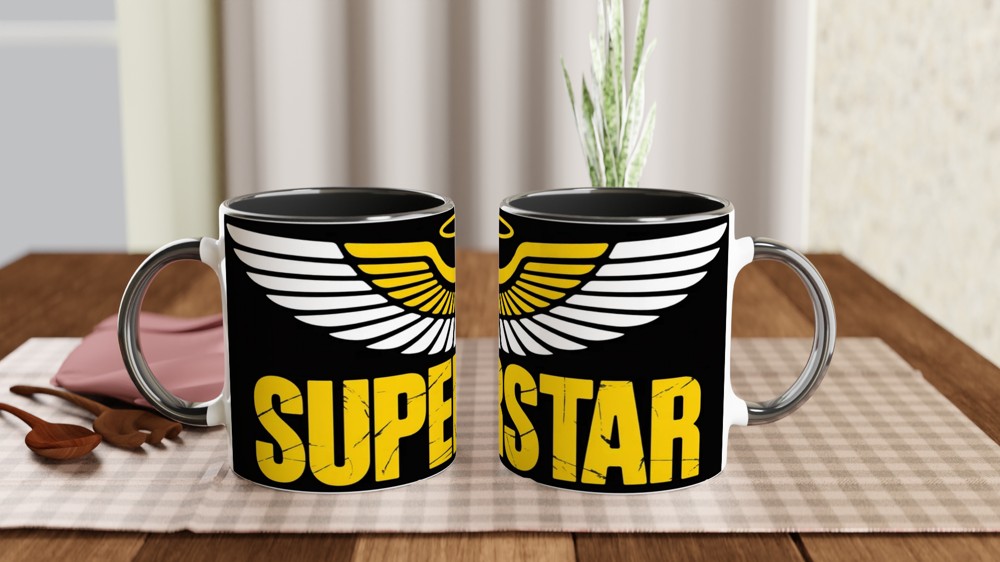Superstar Wings and Halo Mug — view 9