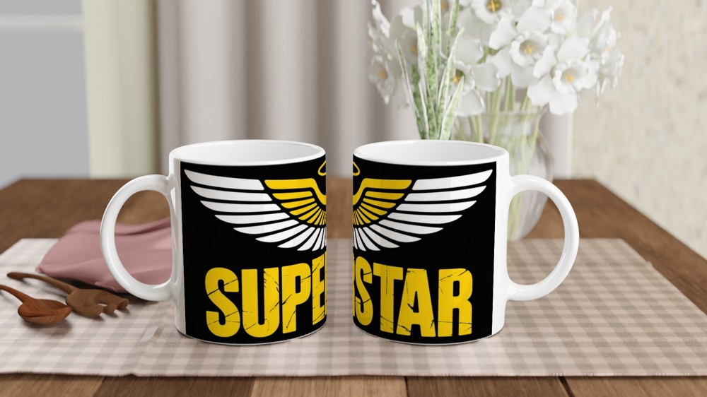Superstar Wings and Halo Mug