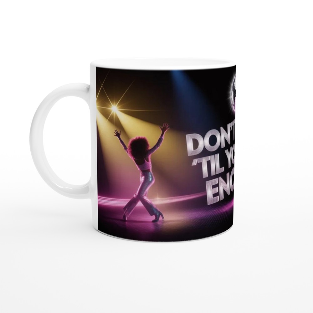 MJ the Musical Mug | Disco Era Stage Design | 'Don't Stop 'Til You Get Enough' Gift | Musical Theatre Present for Him or Her — view 10