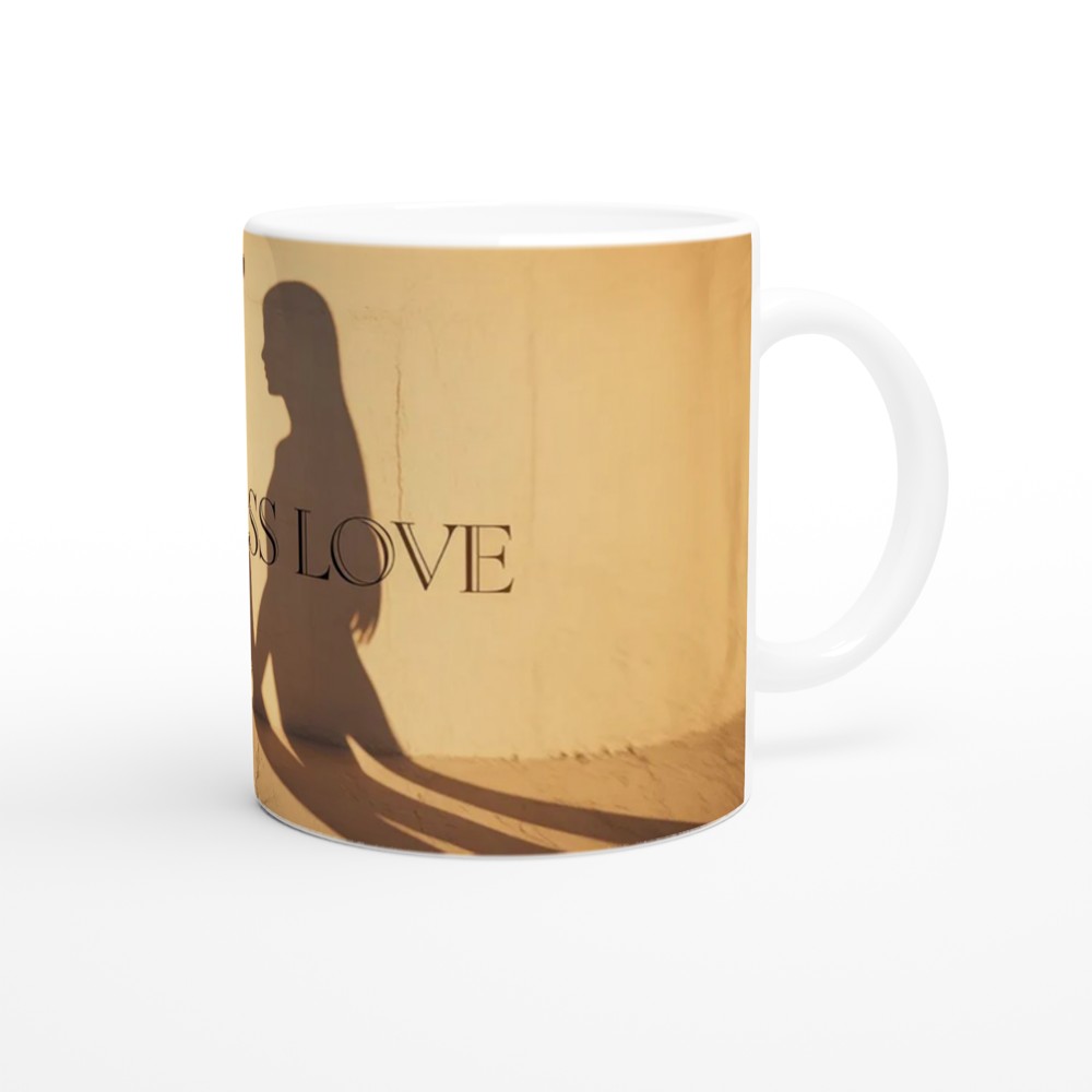 Endless Love Mug | Romantic Anniversary Gift | Valentines Day Present for Husband or Wife | Couples Sunset Shadow Mug — view 12
