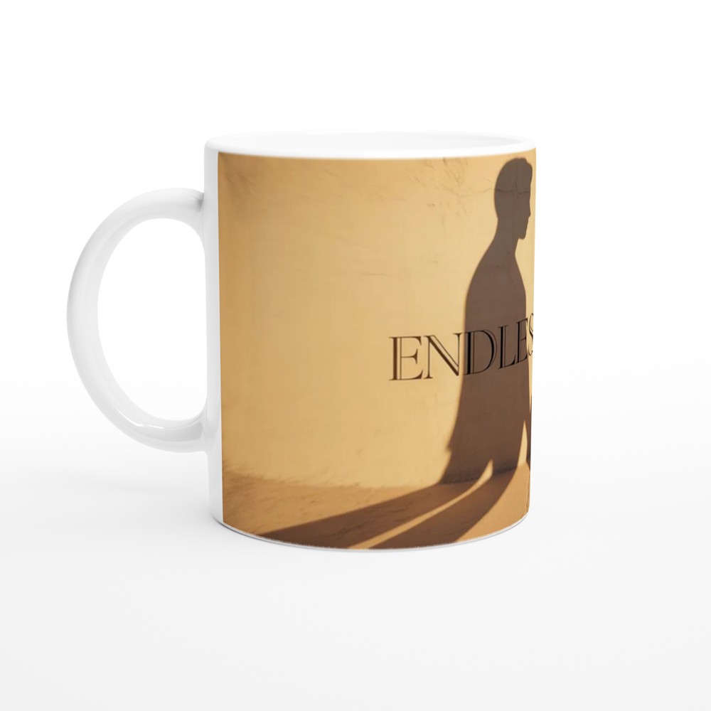 Endless Love Mug | Romantic Anniversary Gift | Valentines Day Present for Husband or Wife | Couples Sunset Shadow Mug — view 10
