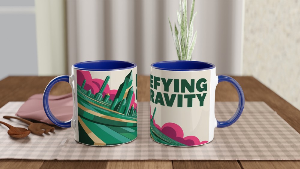 Defying Gravity Mug | Wicked Musical Gift | Theatre Lover Present | Emerald City Art Mug — view 4