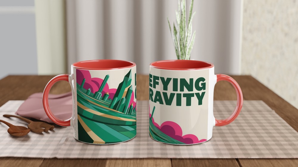 Defying Gravity Mug | Wicked Musical Gift | Theatre Lover Present | Emerald City Art Mug — view 7
