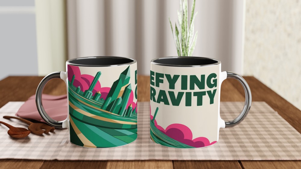 Defying Gravity Mug | Wicked Musical Gift | Theatre Lover Present | Emerald City Art Mug — view 9