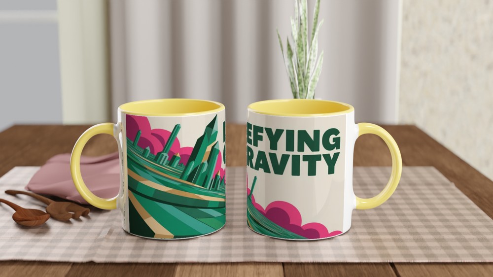 Defying Gravity Mug | Wicked Musical Gift | Theatre Lover Present | Emerald City Art Mug — view 8