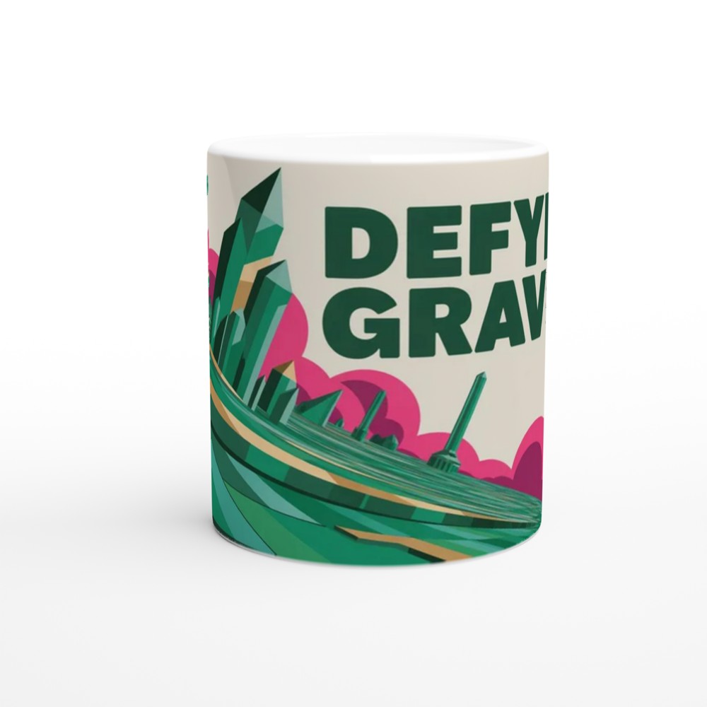 Defying Gravity Mug | Wicked Musical Gift | Theatre Lover Present | Emerald City Art Mug — view 11